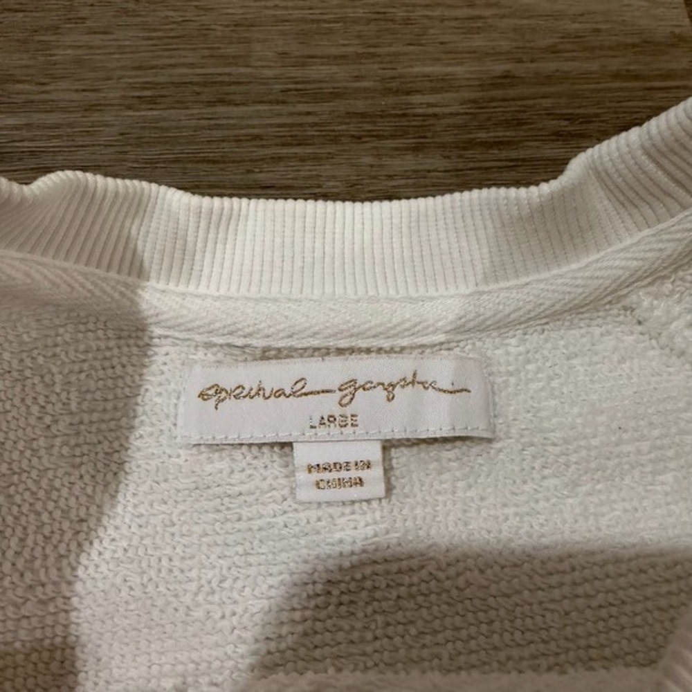 Spiritual Gangster x Peloton Classic Sweatshirt Womens Large White Raised Logo - Picture 5 of 8
